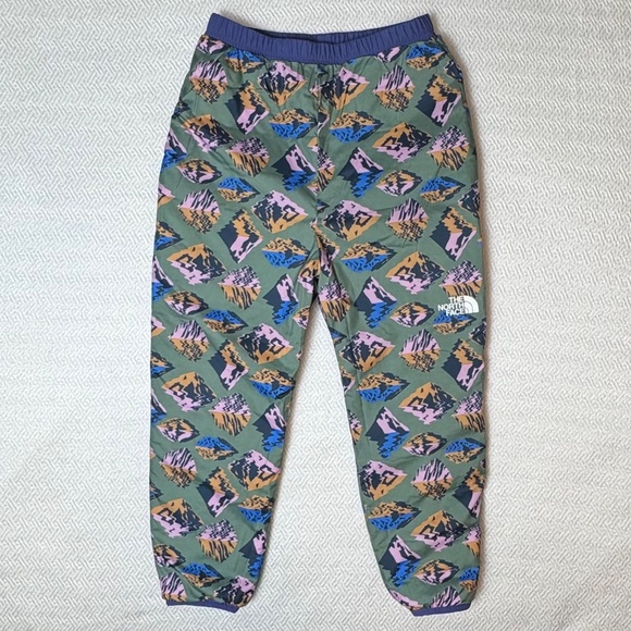 NWT The North Face Reversible Insulated Thermoball Pants, Cave Blue Kids Size 5T - Picture 4 of 9